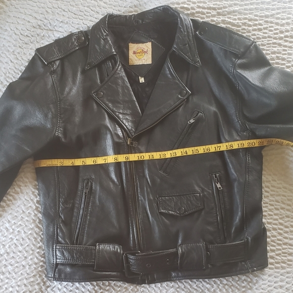 🔥Host Pick🔥Vintage Leather Biker Jacket - Picture 9 of 10